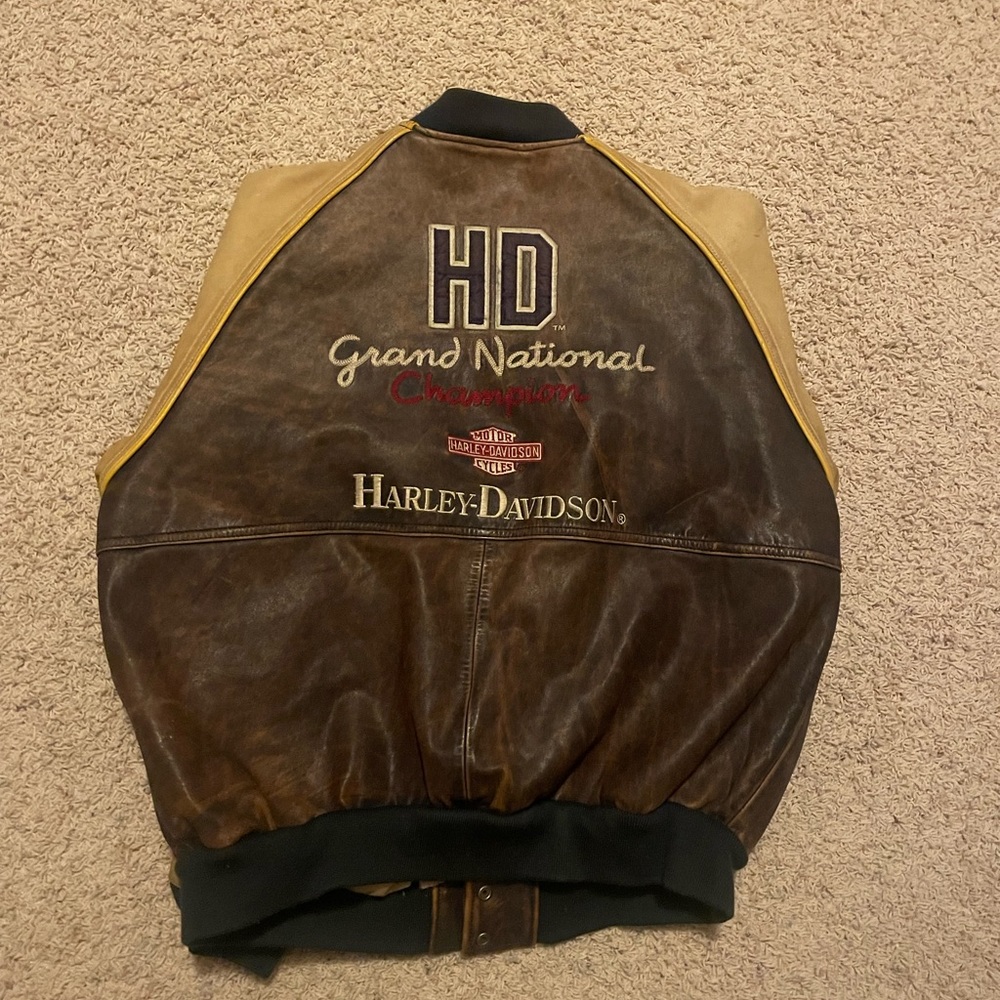 90s vintage Harley Davidson leather jacket rare